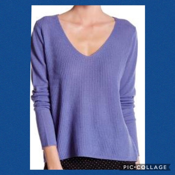 Joie Sweaters - Joie 100% Cashmere Ribbed Knit V-Neck Sweater